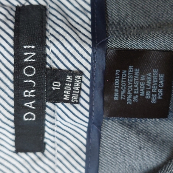 Darjoni Women's Size 10 Demin Color Skirt - Picture 4 of 5